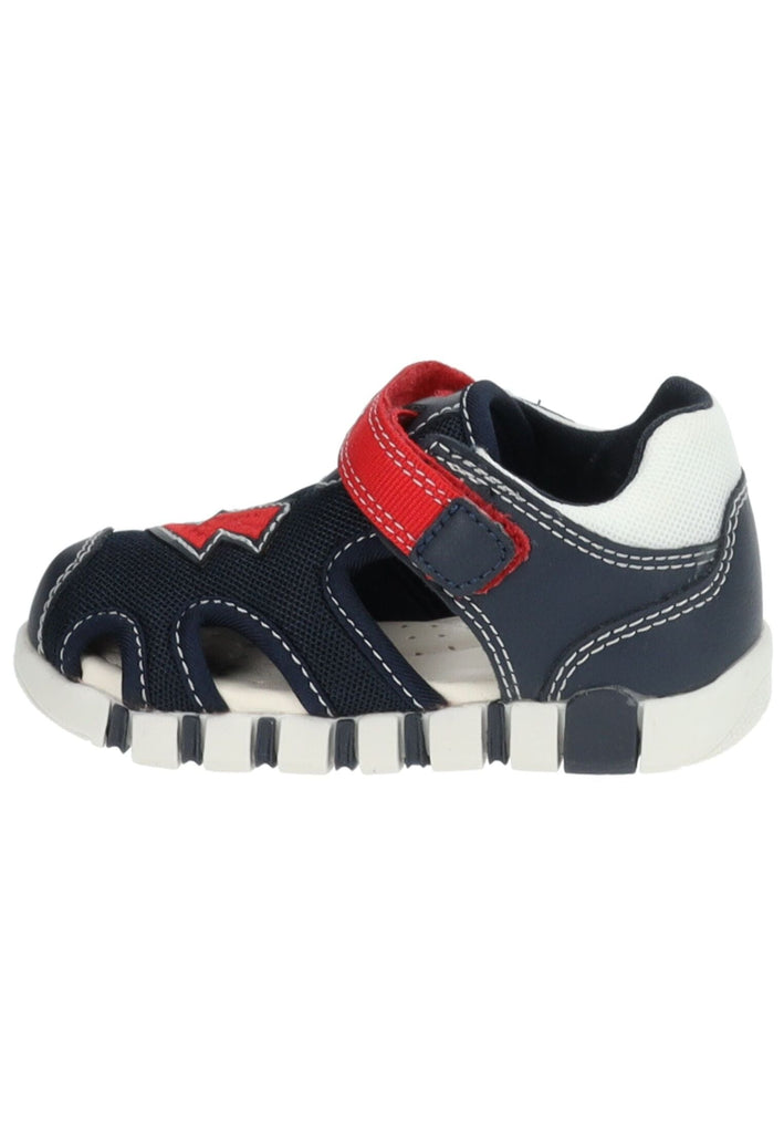 Sandalen Geox Sandalen Lederimitat/Mesh Navy/Rot