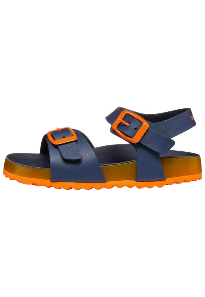 Sandalen Geox Sandalen Lederimitat Navy/Orange