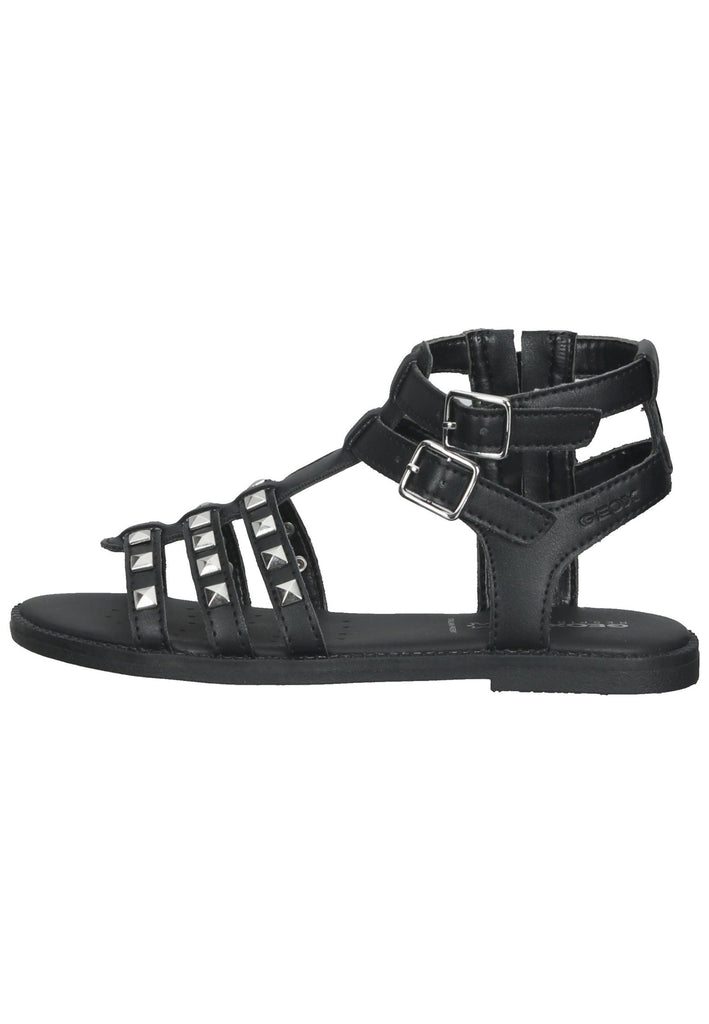 Sandalen Geox Sandalen Lederimitat Schwarz