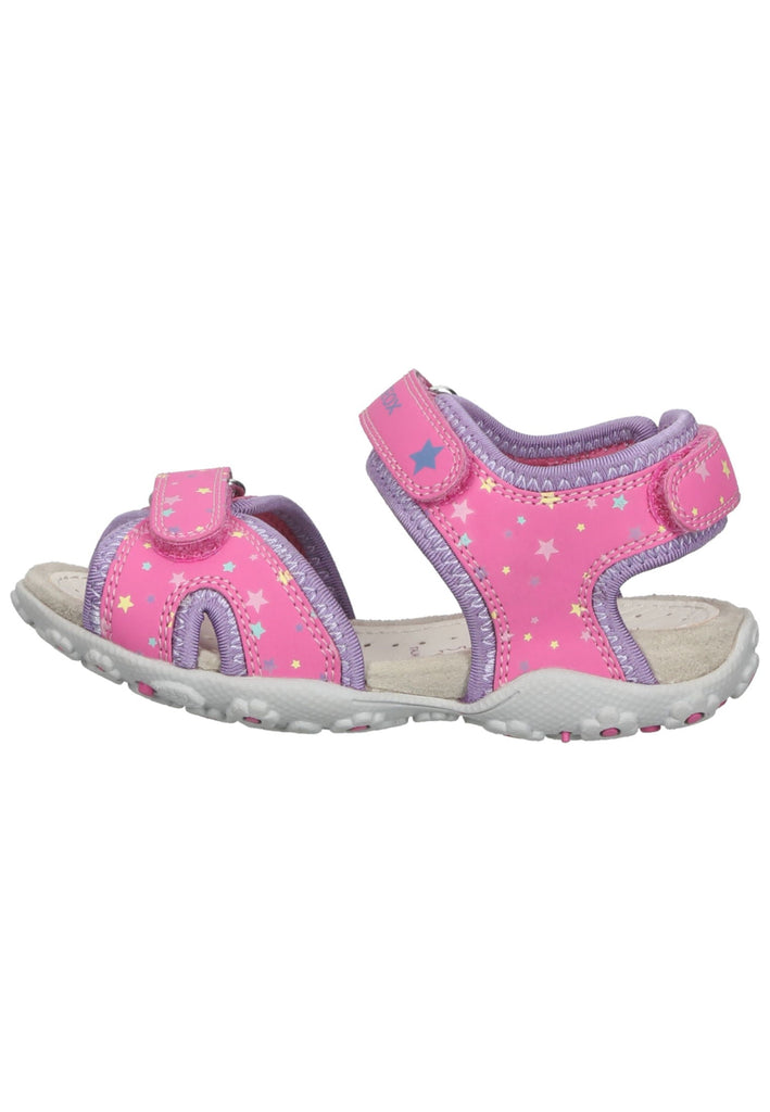 Sandalen Geox Sandalen Lederimitat/Textil Fuchsia