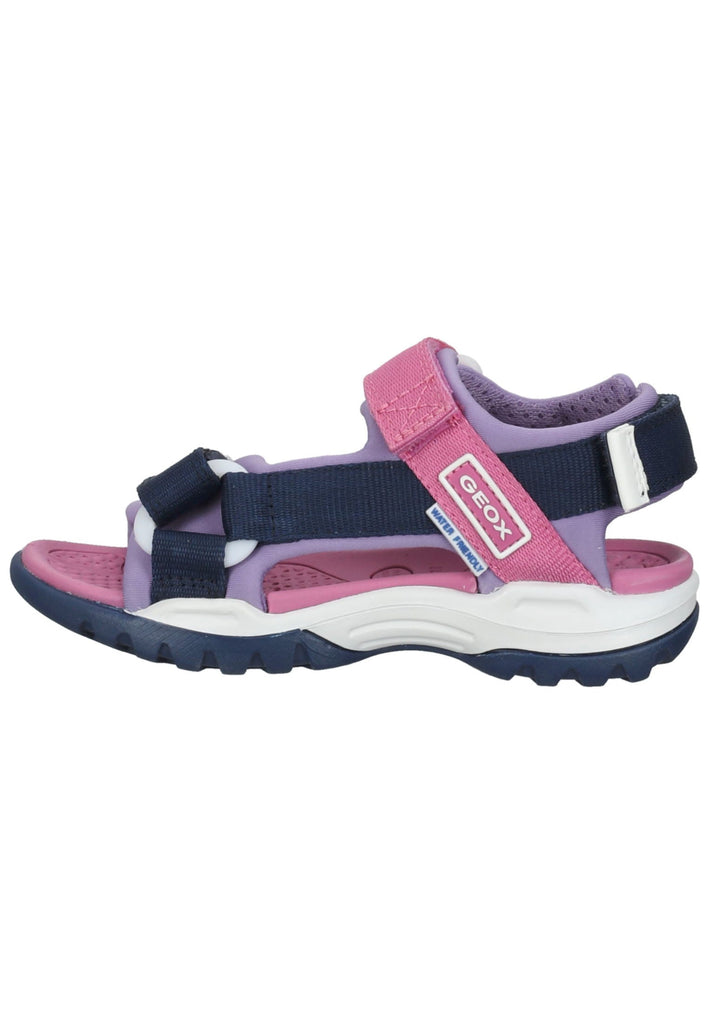 Sandalen Geox Sandalen Lederimitat/Textil Navy/Lila