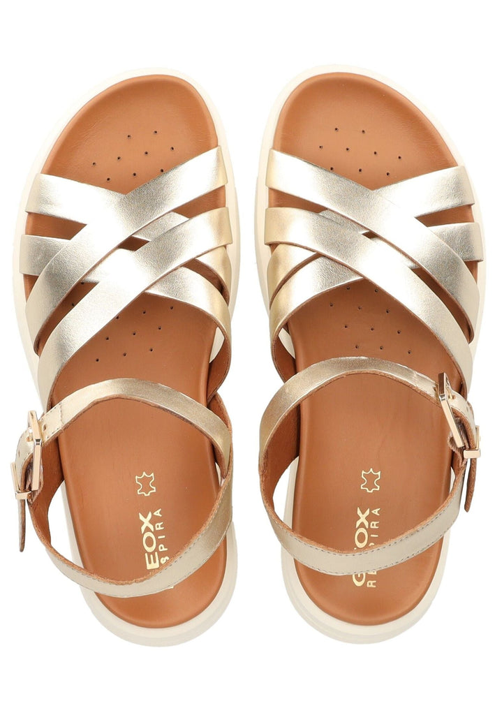 Geox Sandalen Leder Gold