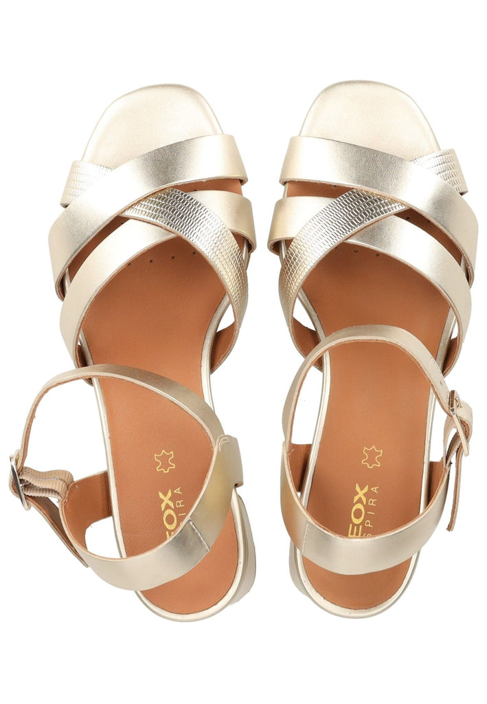 Geox Sandalen Leder Gold