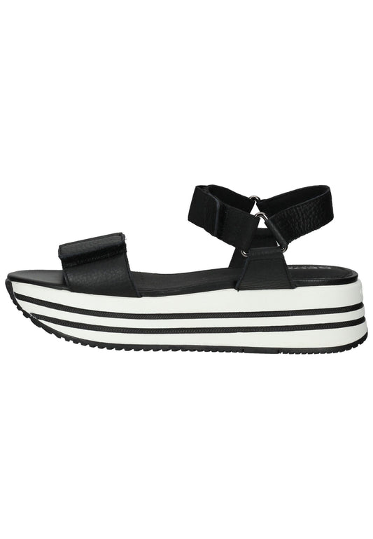 Geox Sandalen Leder Schwarz
