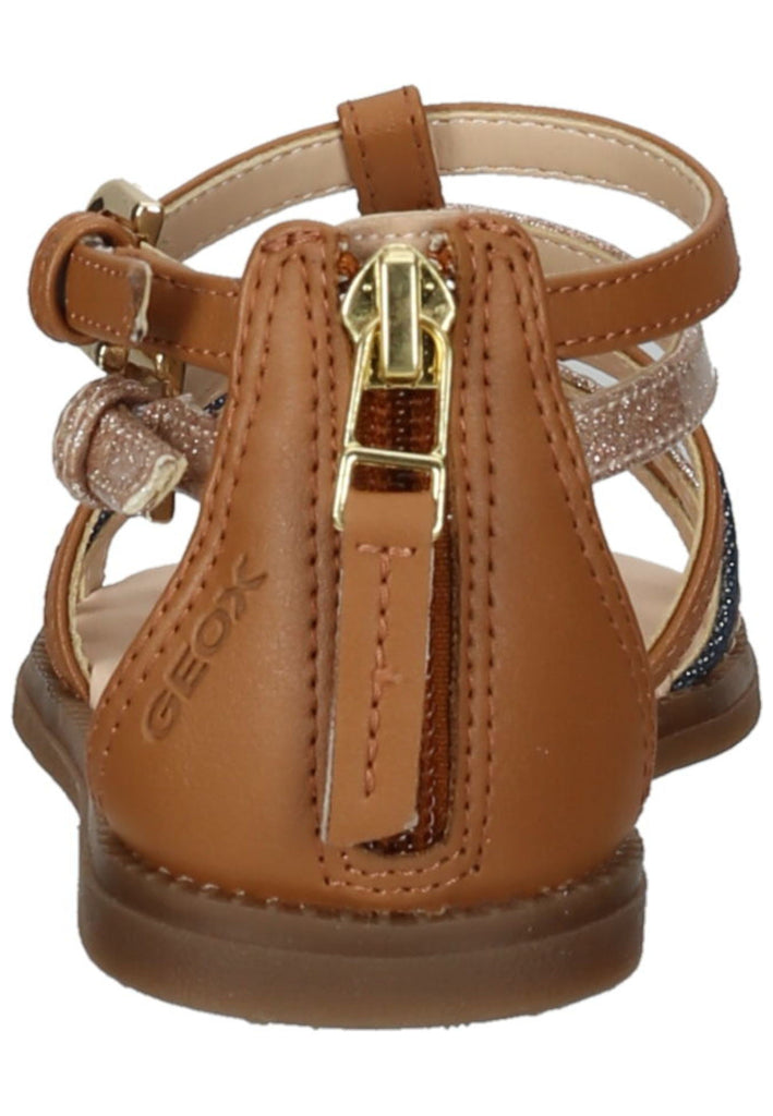 Geox Sandalen Lederimitat Cognac