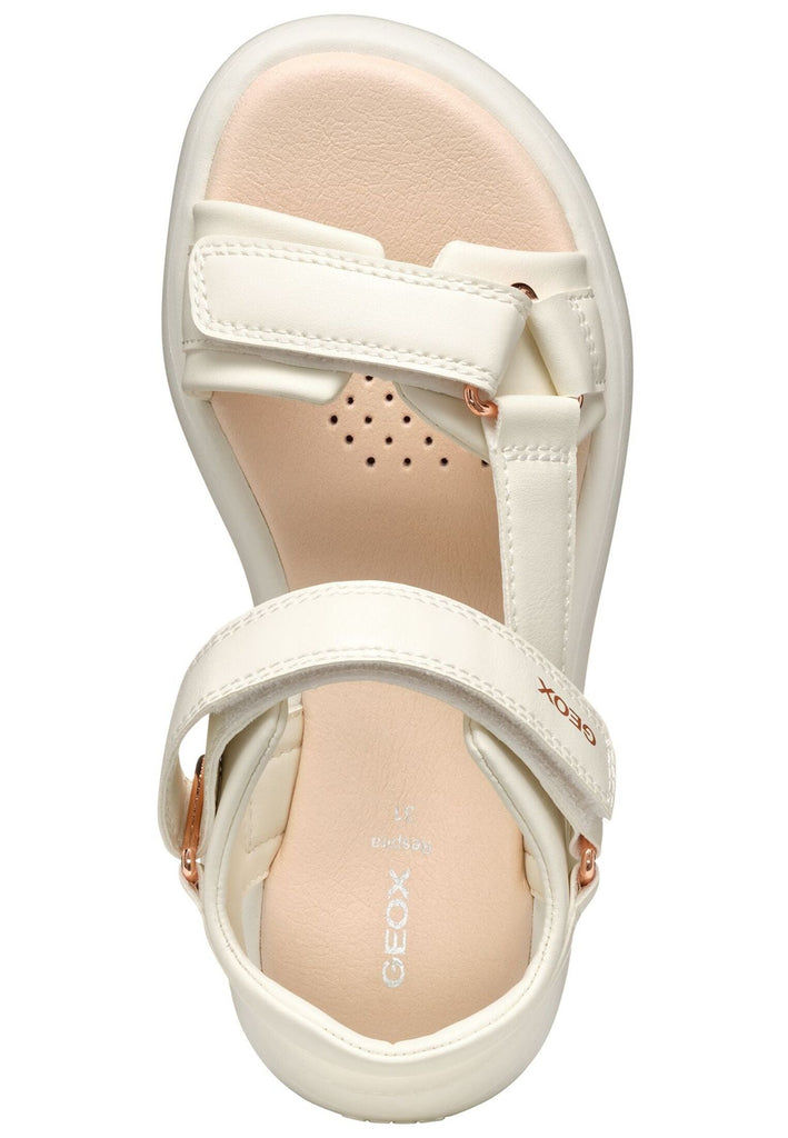 Geox Sandalen Lederimitat Ivory