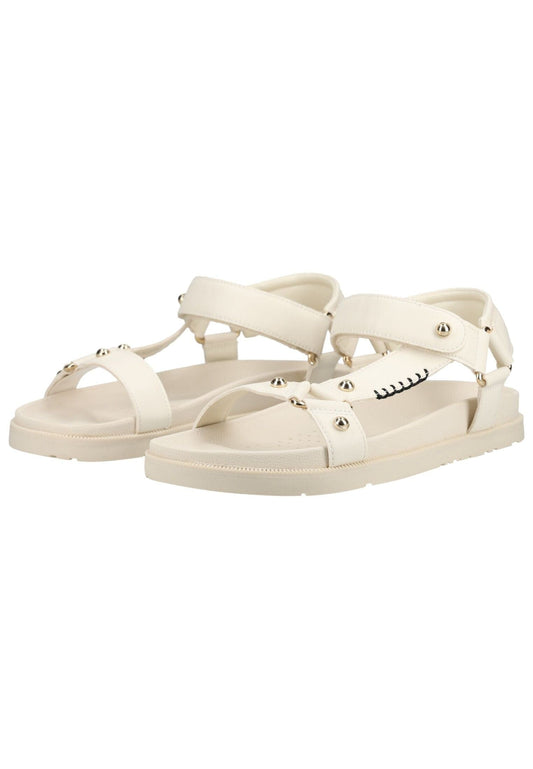 Geox Sandalen Lederimitat Ivory