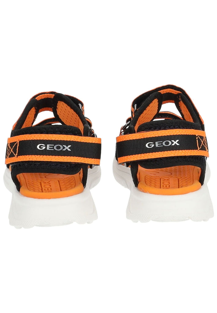 Geox Sandalen Lederimitat/Mesh Navy/Orange