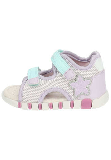 Geox Sandalen Lederimitat/Mesh Pink/Violett