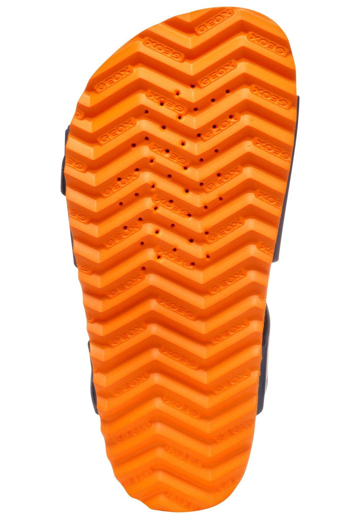 Geox Sandalen Lederimitat Navy/Orange