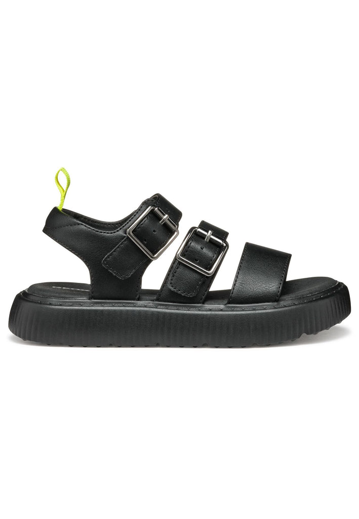 Geox Sandalen Lederimitat Schwarz