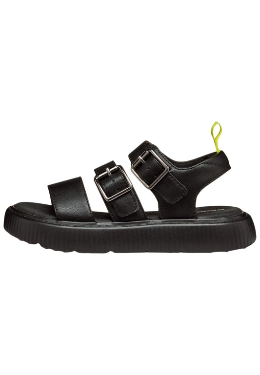 Geox Sandalen Lederimitat Schwarz