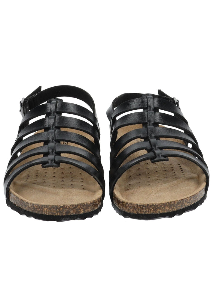 Geox Sandalen Lederimitat Schwarz
