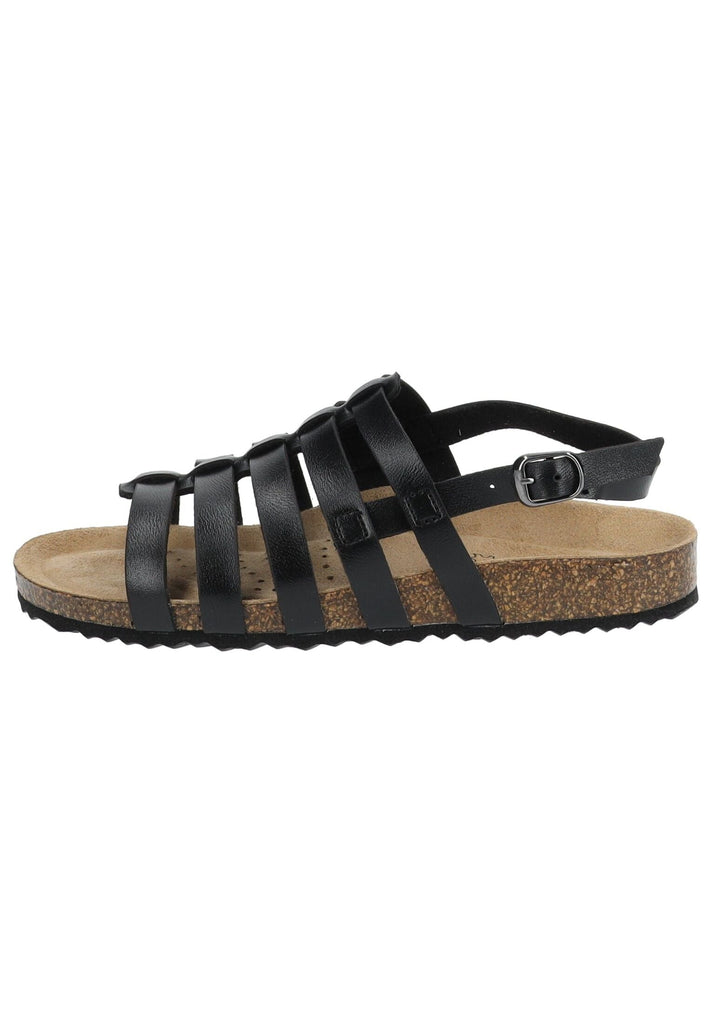 Geox Sandalen Lederimitat Schwarz