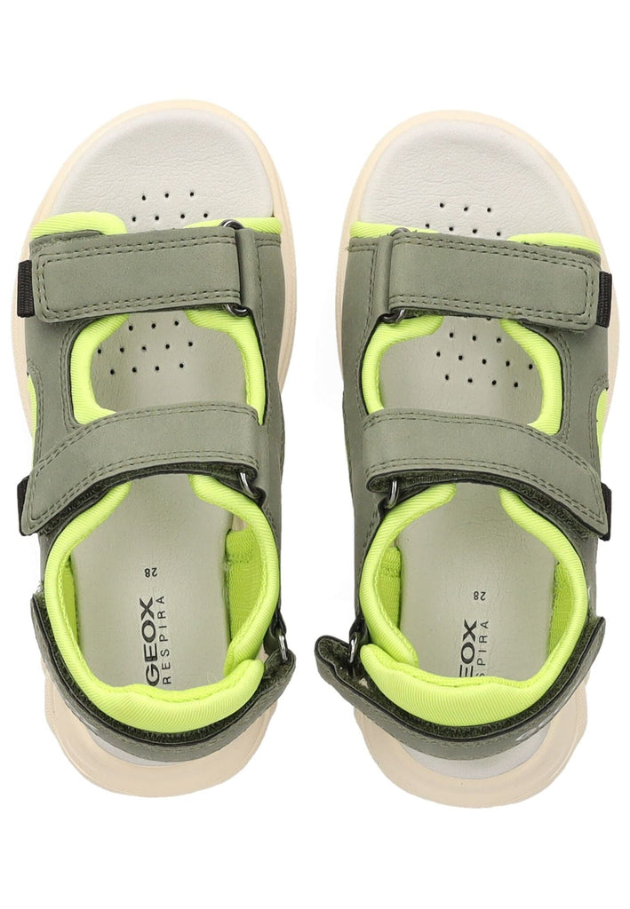 Geox Sandalen Lederimitat/Textil Military