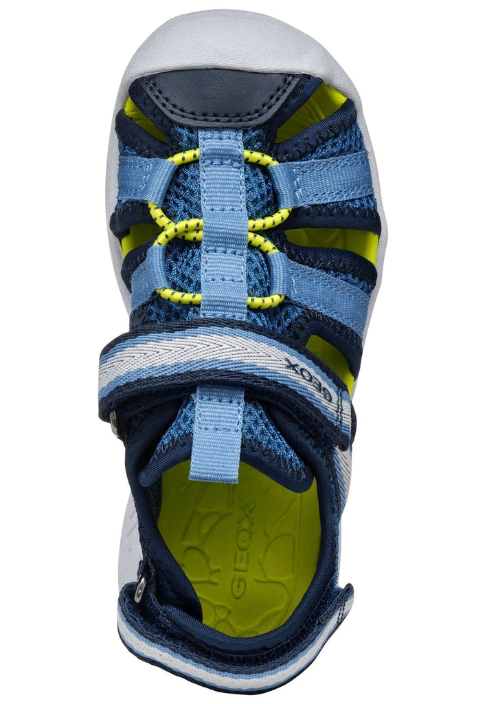 Geox Sandalen Lederimitat/Textil Navy/Aqua