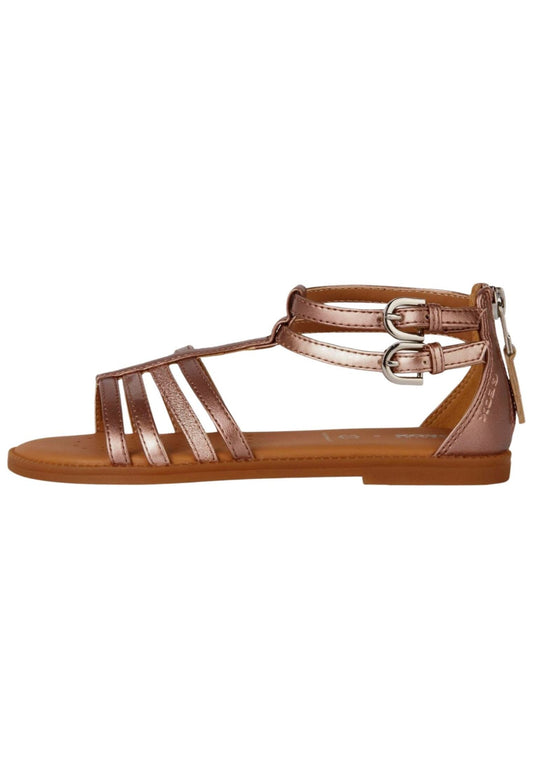 Geox Sandalen Lederimitat/Textil Rosegold