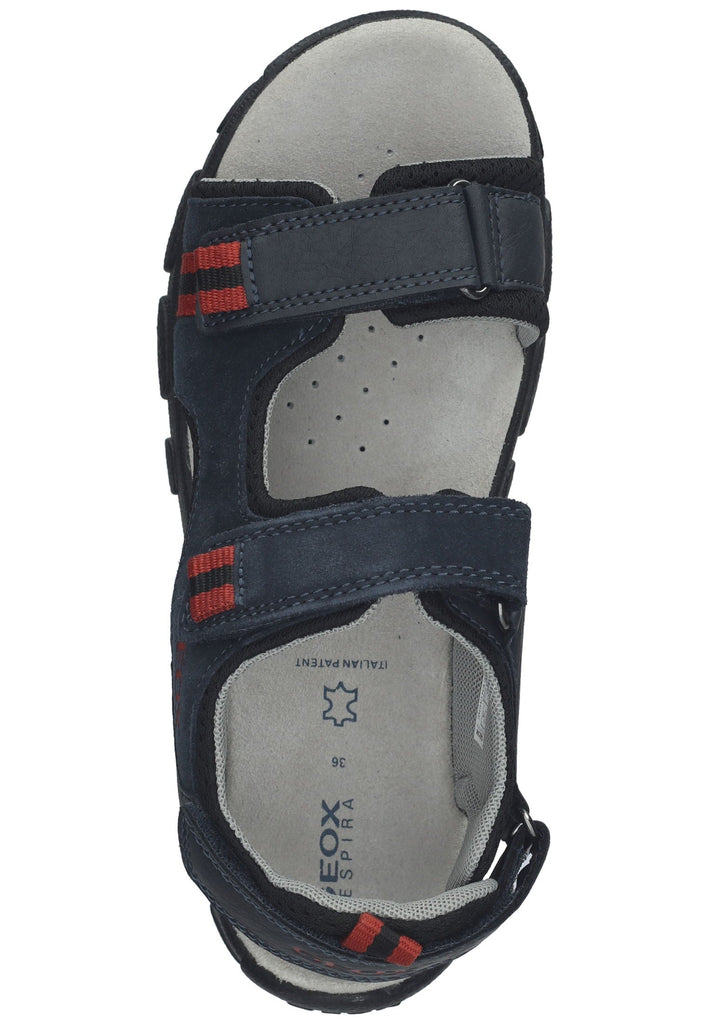Geox Sandalen Mesh Navy/Rot