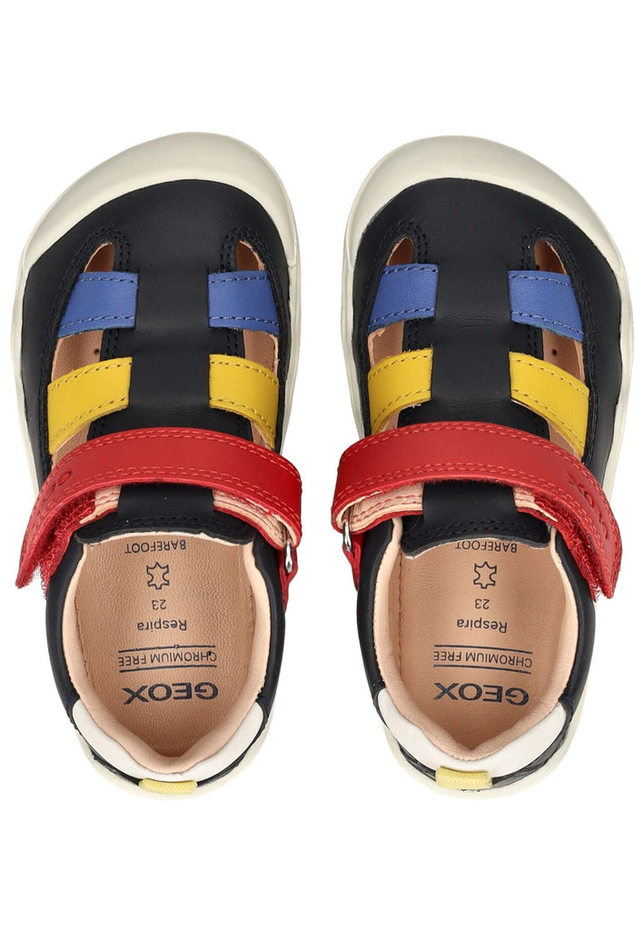 Geox Sandalen Nappaleder Navy/Rot