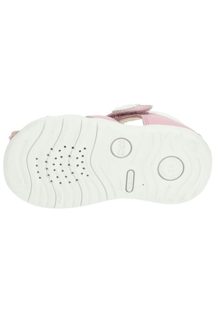Geox Sandalen Nappaleder Rosa/Weiß