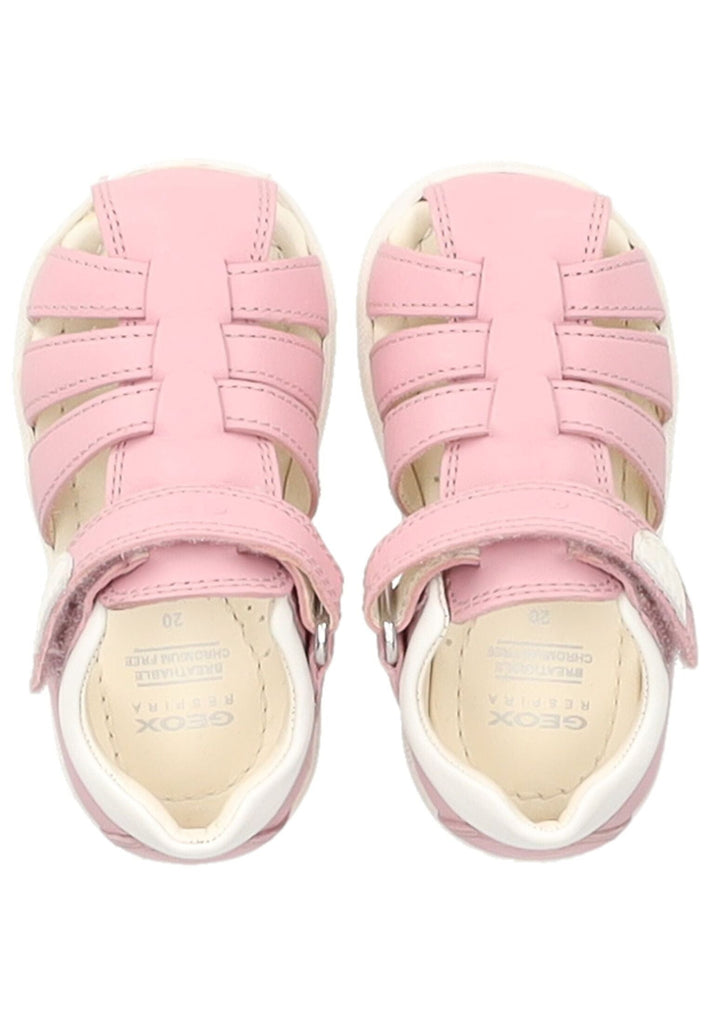 Geox Sandalen Nappaleder Rosa/Weiß
