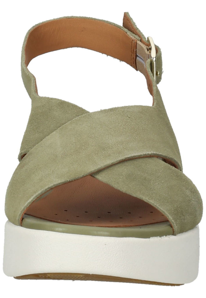 Geox Sandalen Veloursleder Hellgrün