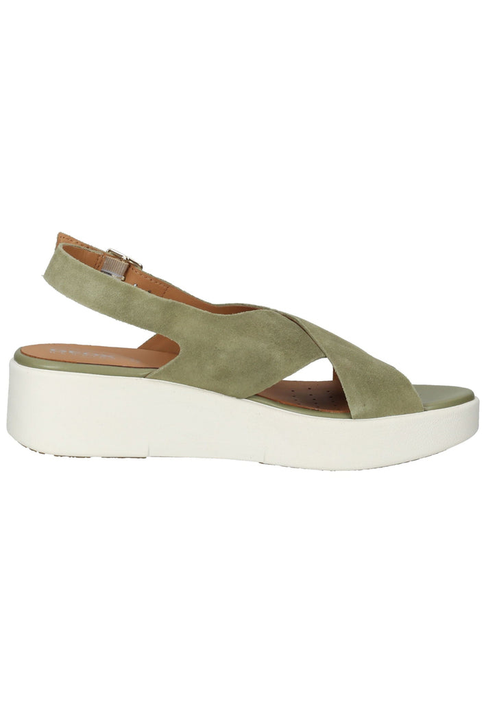 Geox Sandalen Veloursleder Hellgrün