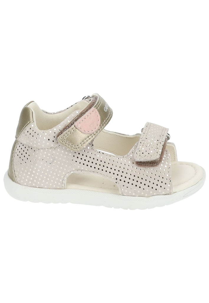 Geox Sandalen Veloursleder/Synthetik Beige/Gold