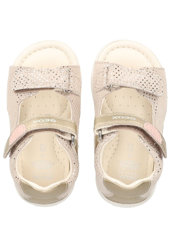 Geox Sandalen Veloursleder/Synthetik Beige/Gold