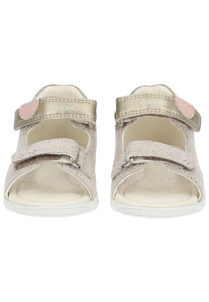Geox Sandalen Veloursleder/Synthetik Beige/Gold