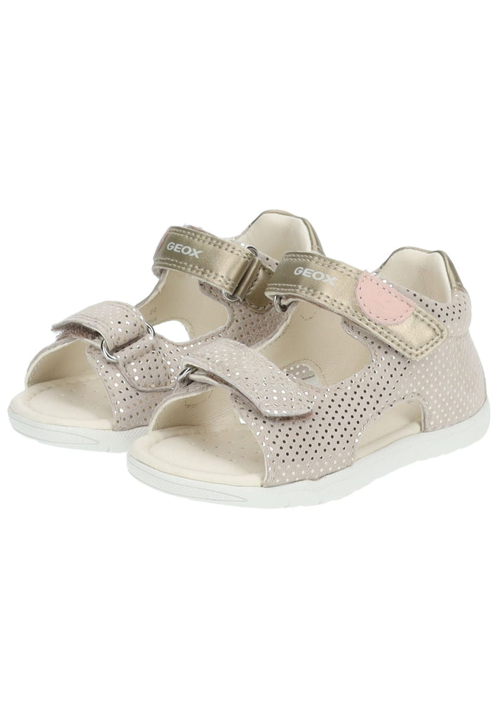 Geox Sandalen Veloursleder/Synthetik Beige/Gold