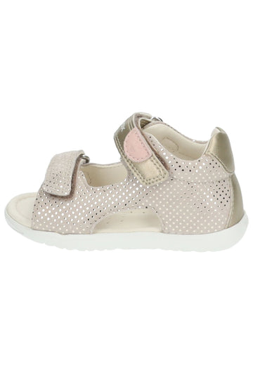 Geox Sandalen Veloursleder/Synthetik Beige/Gold