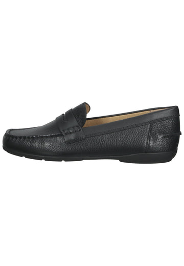Slipper Geox Slipper Leder Schwarz