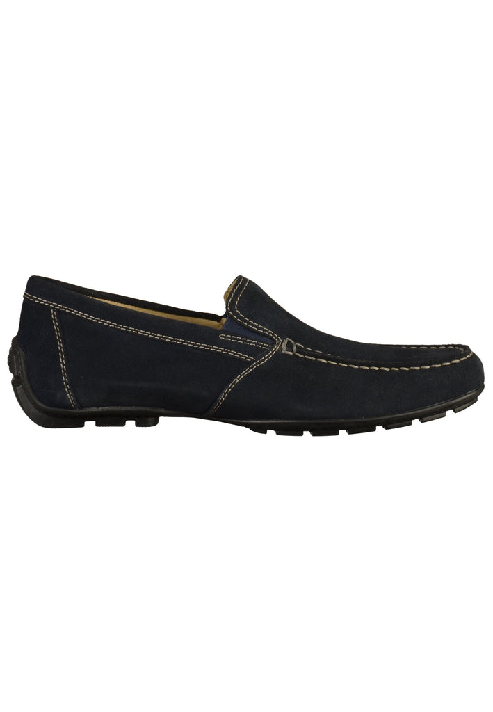 Geox Slipper Leder Blau