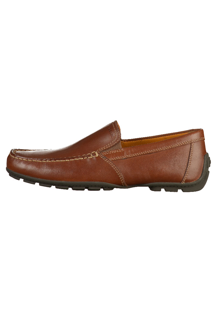 Geox Slipper Leder Coffee