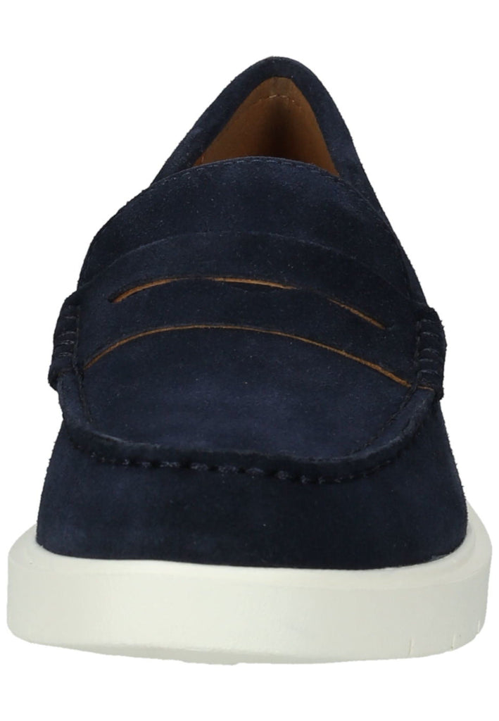 Geox Slipper Veloursleder Dunkelblau