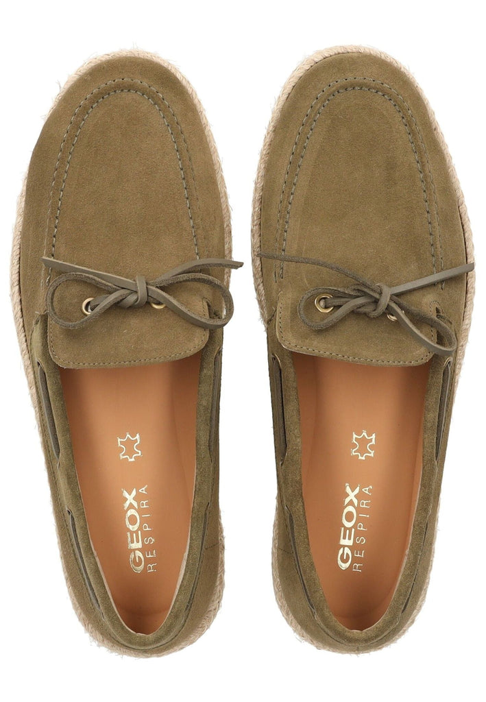 Geox Slipper Veloursleder Military