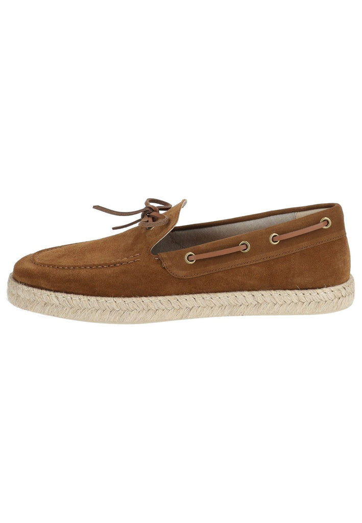 Geox Slipper Veloursleder Mittelbraun