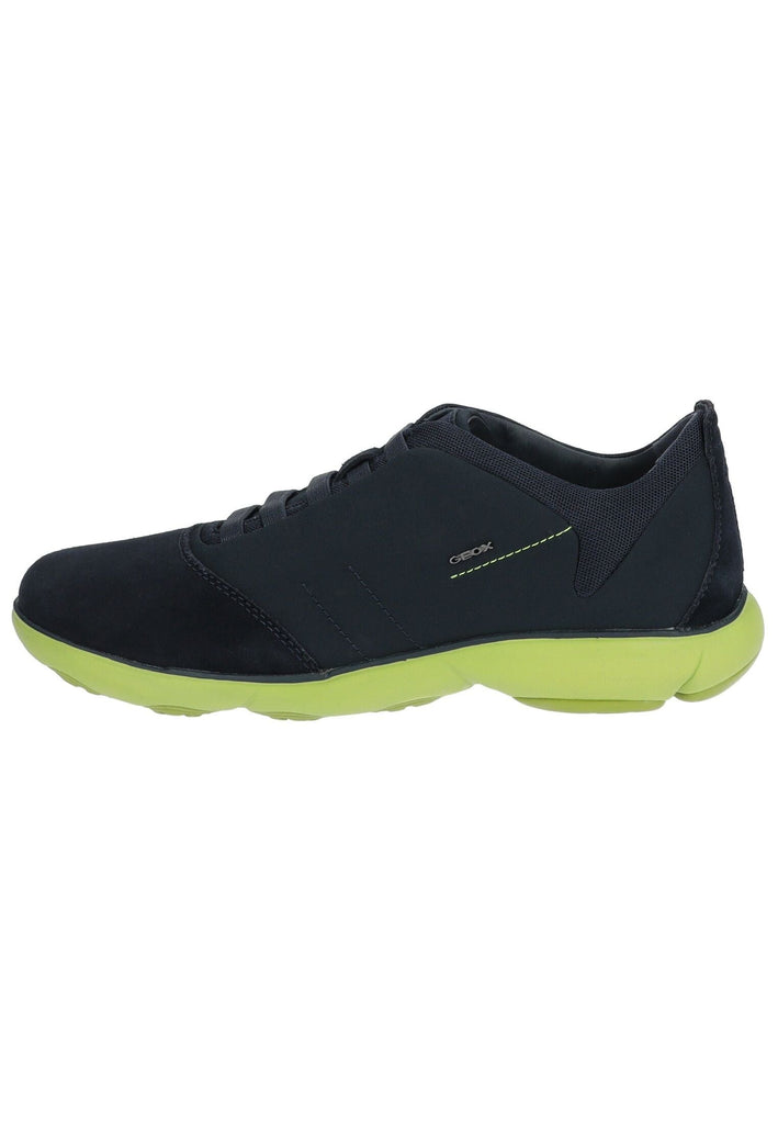 Sneaker Geox Sneaker Leder/Mesh Navy/Lime