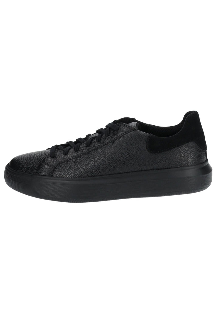 Sneaker Geox Sneaker Leder/Mesh Schwarz