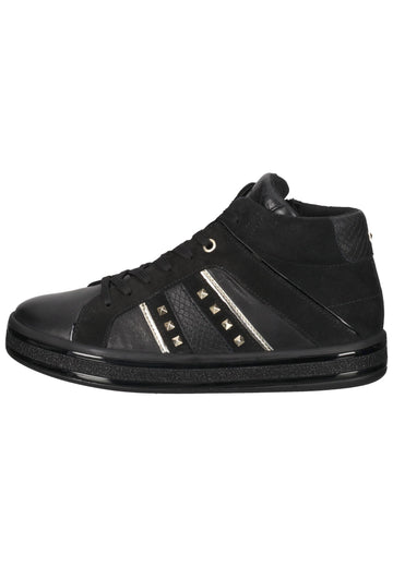 Sneaker Geox Sneaker Leder Schwarz