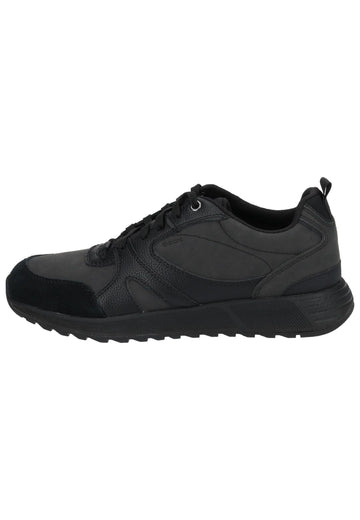 Sneaker Geox Sneaker Leder/Synthetik Schwarz
