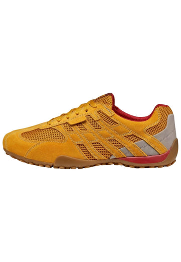 Sneaker Geox Sneaker Leder/Textil Gelb