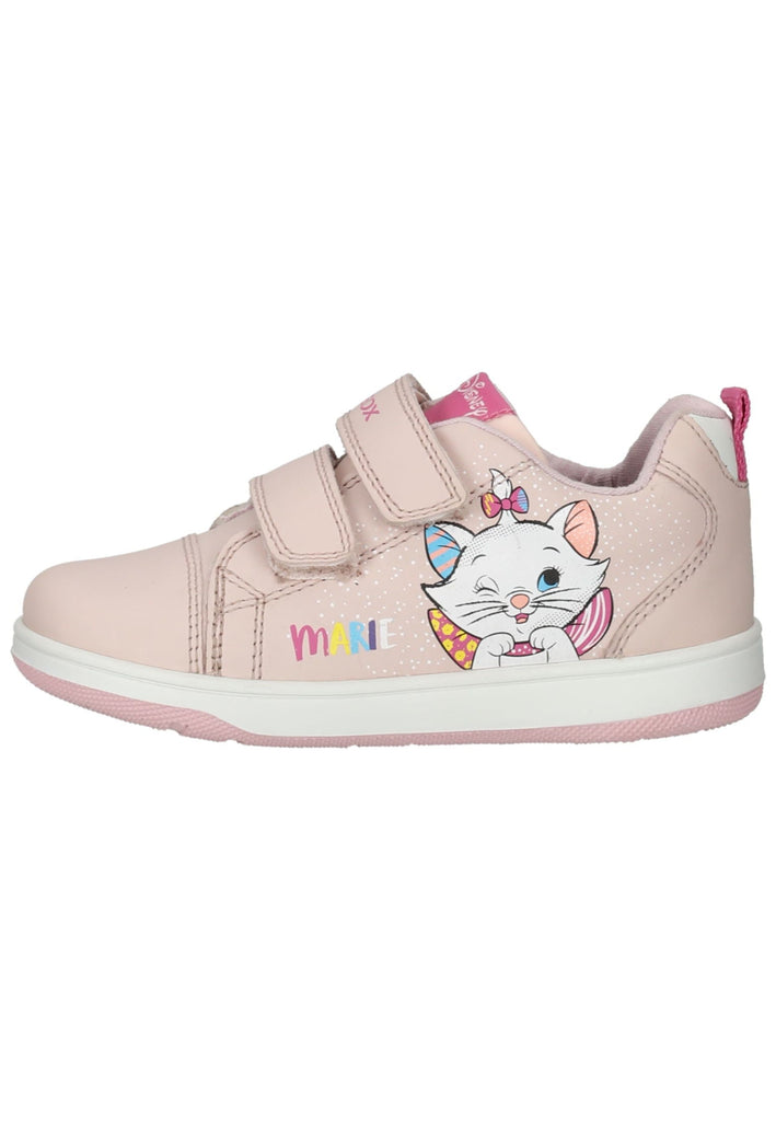 Sneaker Geox Sneaker Leder/Textil Rosa/Weiß