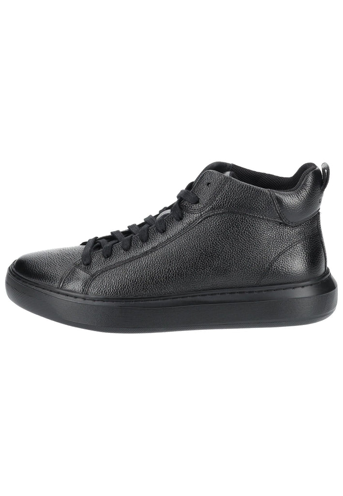 Sneaker Geox Sneaker Leder/Textil Schwarz