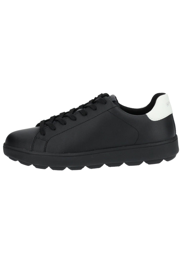 Sneaker Geox Sneaker Leder/Textil Schwarz