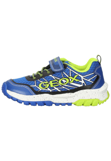 Sneaker Geox Sneaker Lederimitat/Mesh Royalblau