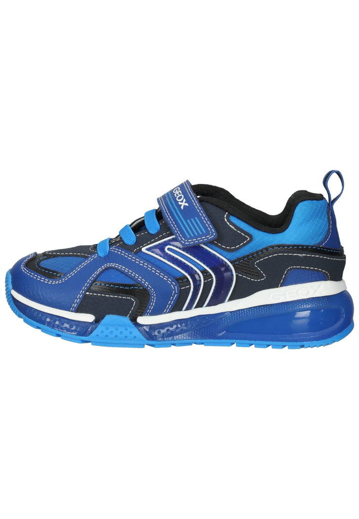 Sneaker Geox Sneaker Lederimitat/Textil Blau/Multi