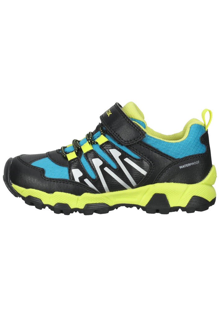 Sneaker Geox Sneaker Lederimitat/Textil Blau/Schwarz