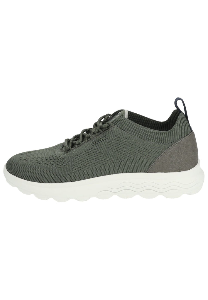 Sneaker Geox Sneaker Lederimitat/Textil Dunkelgrün